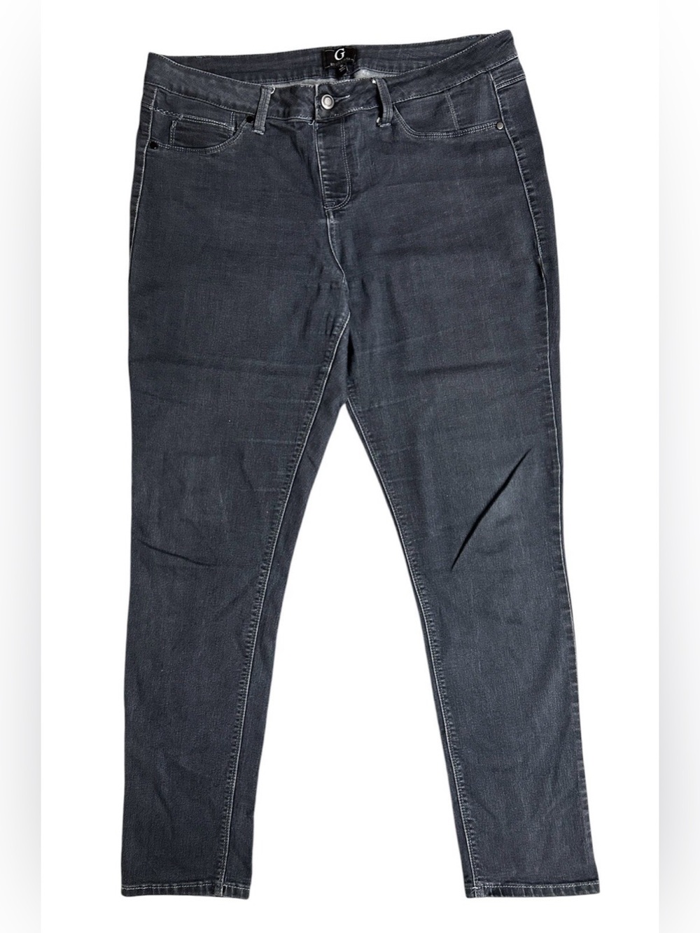 G By Giuliana Dark Wash Straight Leg Stretch Jeggings Sz XL
